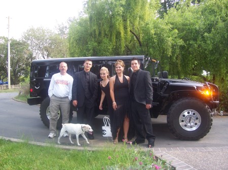 Melissa Prom in Dad's Hummer