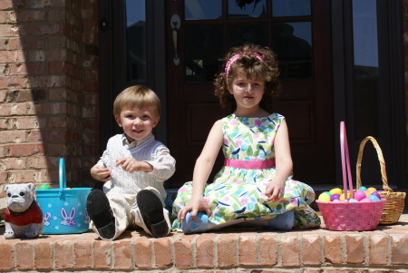 Lauren and Jake on Easter Sunday 2009