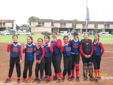 West Oahu Bobby Sox-Team Waianae