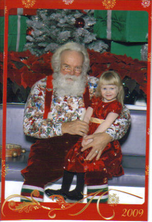 alyssa Brook Miller & Santa (2009)