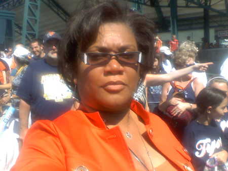 At the Tiger's Game . . . WE WONNNN!!!!!