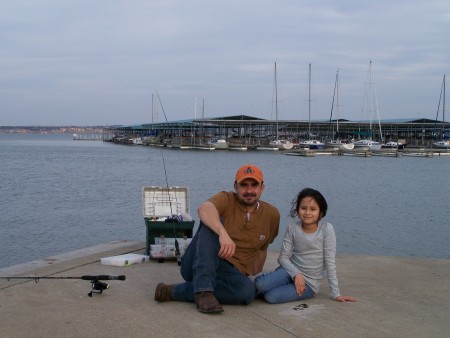 Me and Thisbeth(daughter) Fishing 08