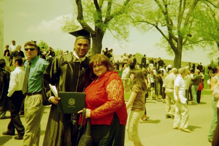 Me and son Bryants' college graduation