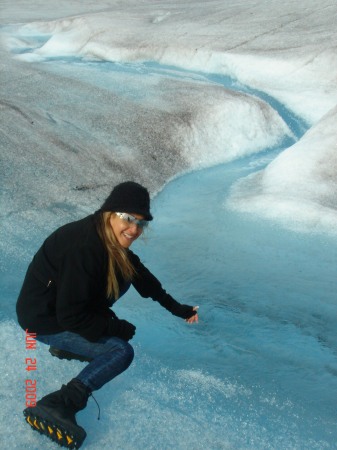 ALASKA -Top of a glacier