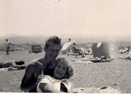 Diane Falk and me 1955