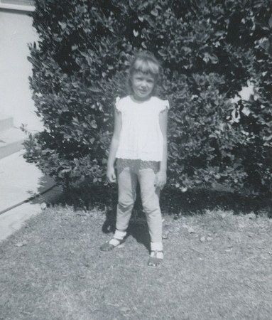 Erics's sister Susan (me) Age 4