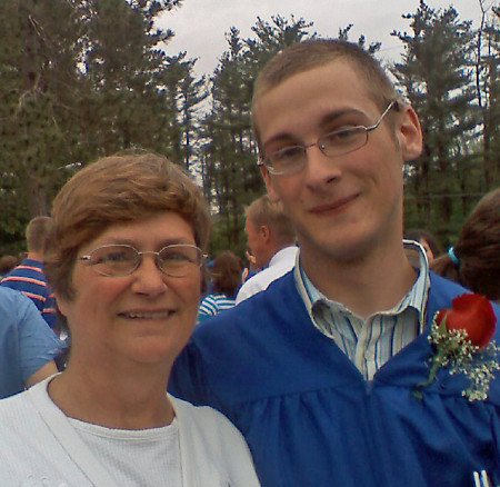 Proud "Mom" and David - Graduation 2009
