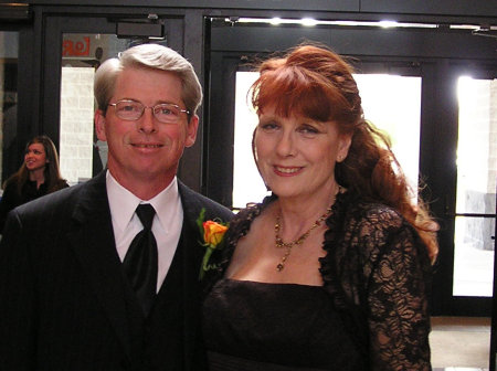 The happy parents of the groom