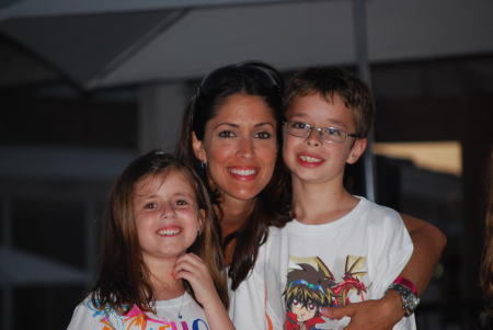 My kids & Me in Bimini Bay April 2009