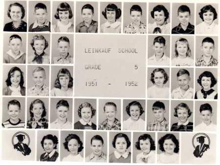 Leinkauf School Grade 5 1951-1952