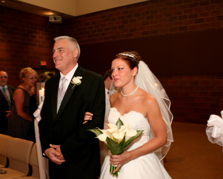 My Oldest Rachel and me on her wedding day