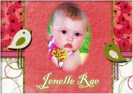 My granddaughter Jenelle Rae-6 mos