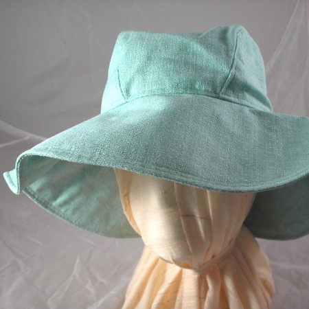 beach hat aqua