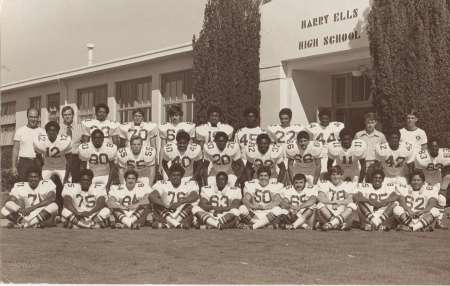 1971 Harry Ells Football Team