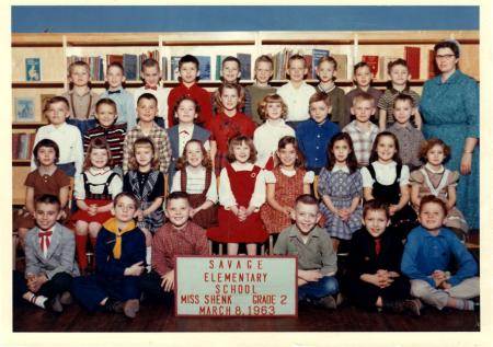 1963 Miss Shenk's 2ND Grade Class