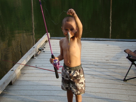 Elijahs first fish