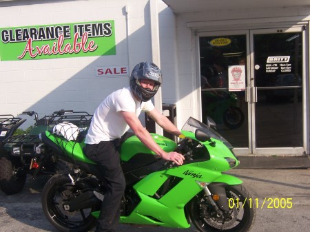 My son Patrick bought his 1st motorcycle