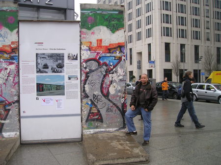 Me and the Wall in Berlin, Germany...
