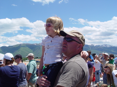 Me and my girl Alysia at the air show