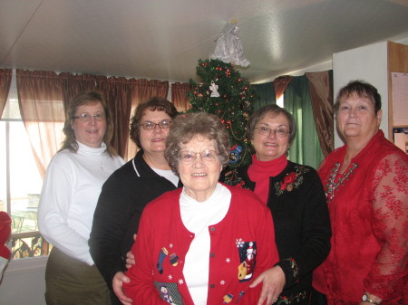 My sisters & Mom Christmas 2008