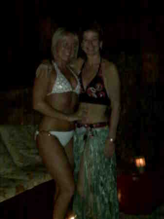 Mary and I at the Luau