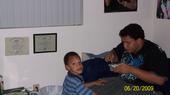 MY YOUNGEST SON AND MY GRANDSON