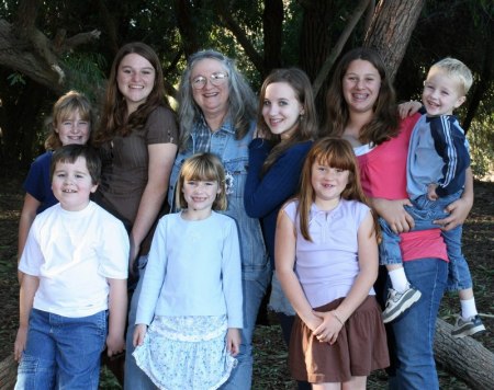 Susan Kramer and her grandkids