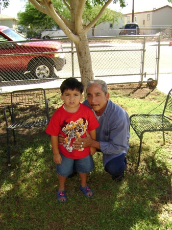 Diego with his paternal Grandfather