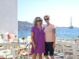Sister-in-law and I in Mykonos, Greece