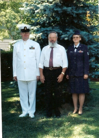 Russell, Dad, and Becky 1997