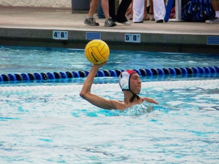 Joey in Water Polo  Nov. 4, 2008