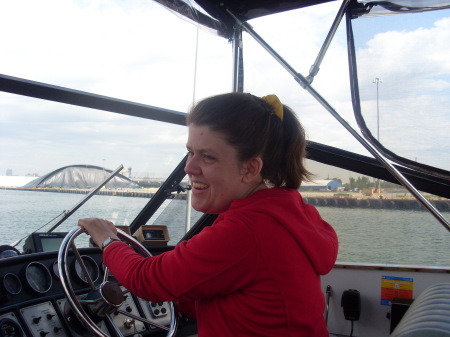 Robin at the helm