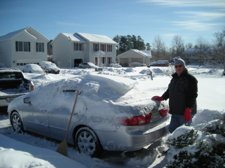 Jay Digging Out