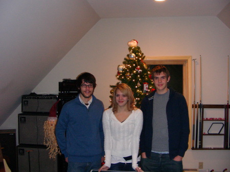Christmas 2007, Kevin-20, Michelle-17, Kyle-15