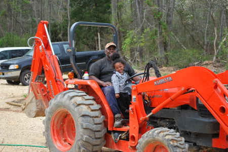 Me and my grand daughter Jaylen