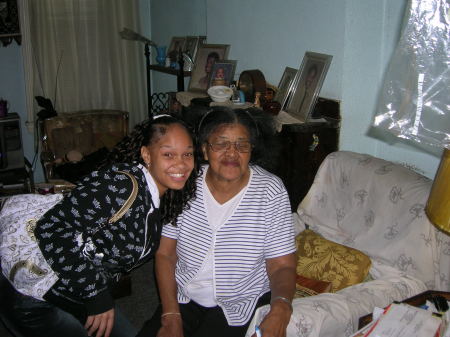 My oldest daughter and her Great Grandmother