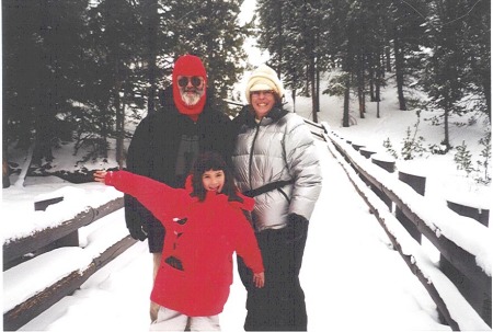 Family Christmas at Yellowstone 2000