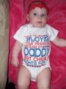 Patriotic Taylor - representing daddy!