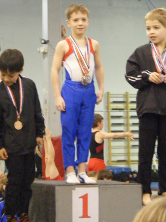 Jake 1st place Gymnastics meet
