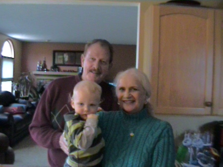 Husband--John, Grandson--Ryan, and me.