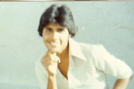 Me on the Miami High 2nd floor balcony, 1979