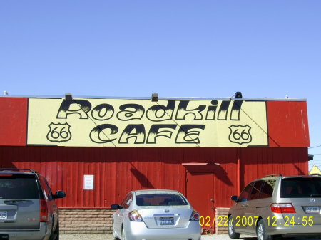 The Road Kill Cafe, Route 66 In Arizona.