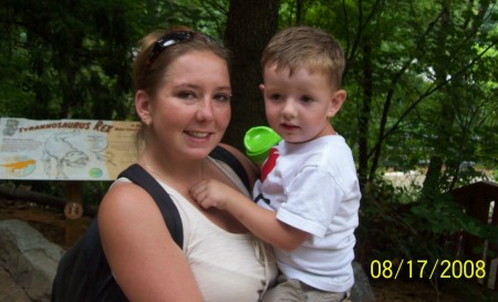 My daughter Roxanne and grandson River