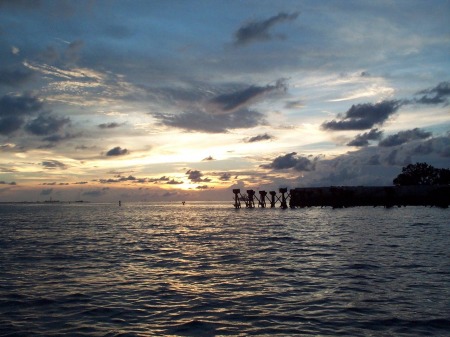 Fort Jefferson sunset in the Tortugas