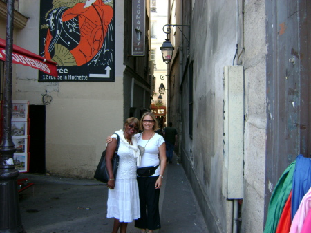 Jackie & N'Quavah in Paris, Latin Quarter 2008