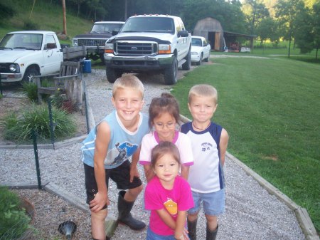 all four grandchildren