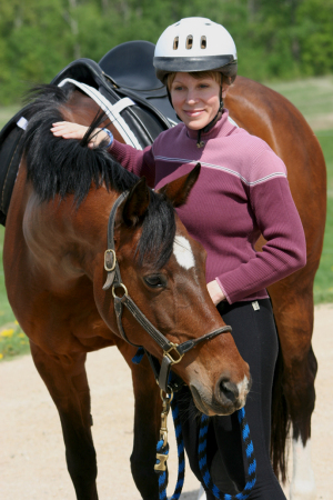 My horse Crista and Me Spring 2009