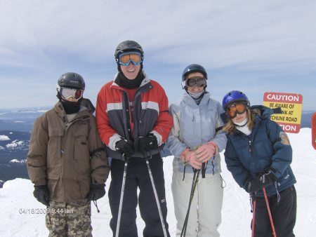 Woodrow, Dave, Dana & Grace on Spring Break