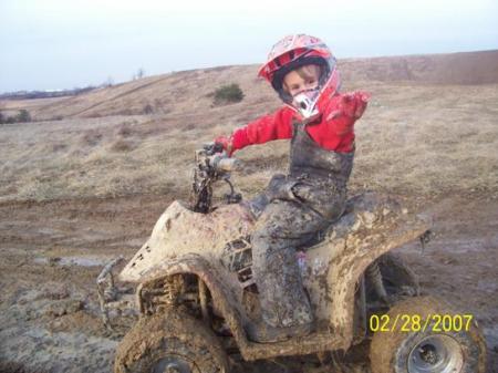 riding four wheeler