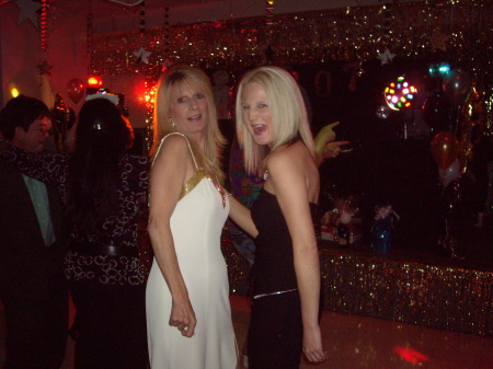 christina & mary new year's eve - 2007